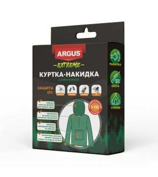 ARGUS куртка-накидка сетчатая на молнии от комаров, слепней