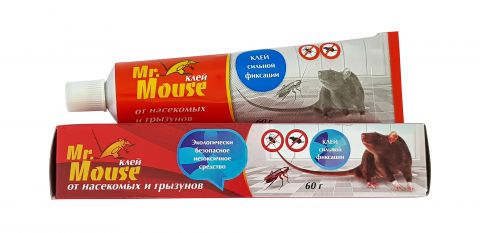 Mr.Mouse клей от грызунов и насекомых 60 грамм