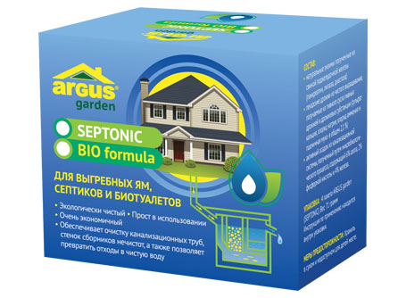 ARGUS GARDEN Septonic BIO formula - для выгребных ям, септиков и туалетов)