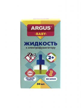 ARGUS baby дополнительный флакон (30 мл) жидкость от комаров без запаха