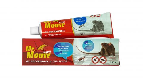 Mr.Mouse клей от грызунов и насекомых 135 грамм