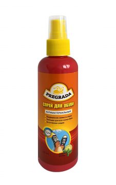 PREGRADA -спрей дезодорант для обуви защита от запаха на 24 часа
