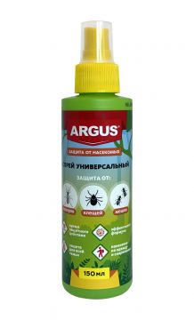 ARGUS Спрей универсальный  от комаров, клещей, мошек 150 мл